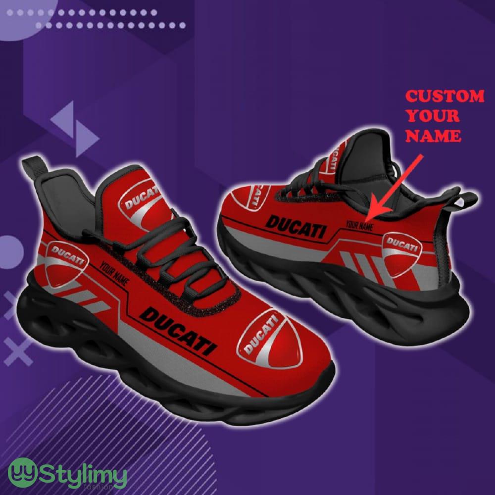 Custom Name Ducatti Car Lovers Fans Max Soul Sneakers New Gift Running Shoes Men Women Fans 2 Custom Name Ducatti Car Lovers Fans Max Soul Sneakers New Gift Running Shoes Men Women Fans - Ducatti Chunky Shoes Car Personlized Photo 2