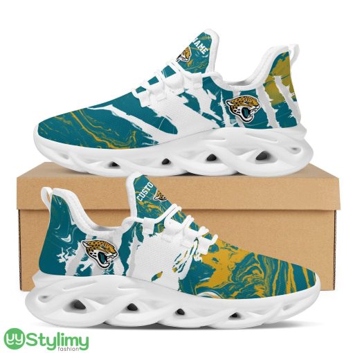 Custom Name Jacksonville Jaguarsamerican Football Team Trending Max Soul Clunky Sneaker Shoes For Men Women