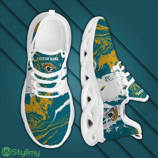 Custom Name Jacksonville Jaguarsamerican Football Team Trending Max Soul Clunky Sneaker Shoes For Men Women