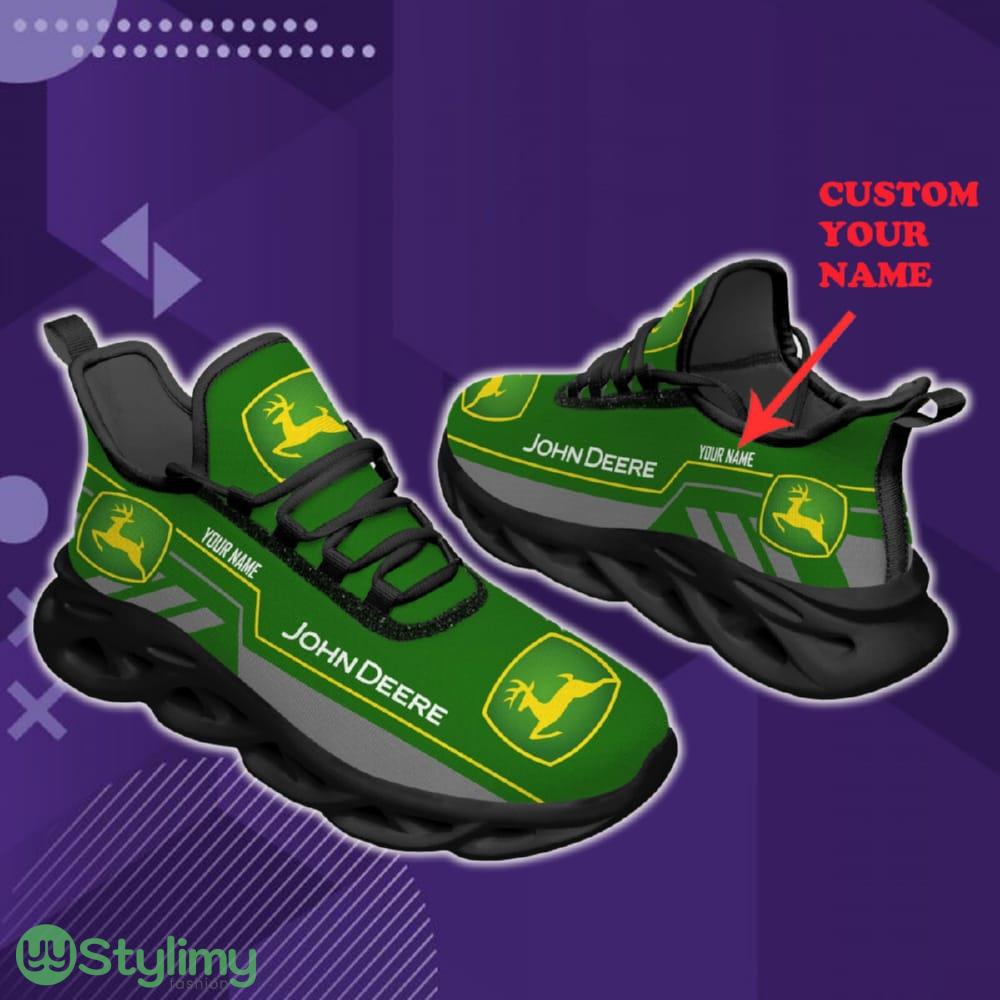 Custom Name John Deere Car Lovers Fans Max Soul Sneakers New Gift Running Shoes Men Women Fans 2 Custom Name John Deere Car Lovers Fans Max Soul Sneakers New Gift Running Shoes Men Women Fans - John Deere Chunky Shoes Car Personlized Photo 2