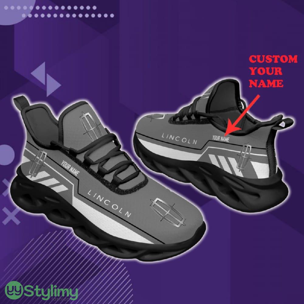 Custom Name Lincoln Car Lovers Fans Max Soul Sneakers New Gift Running Shoes Men Women Fans 2 Custom Name Lincoln Car Lovers Fans Max Soul Sneakers New Gift Running Shoes Men Women Fans - Lincoln Chunky Shoes Car Personlized Photo 2