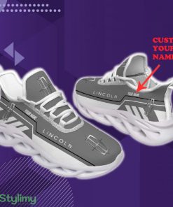Custom Name Lincoln Car Lovers Fans Max Soul Sneakers New Gift Running Shoes Men Women Fans - Lincoln Chunky Shoes Car Personlized Photo 1