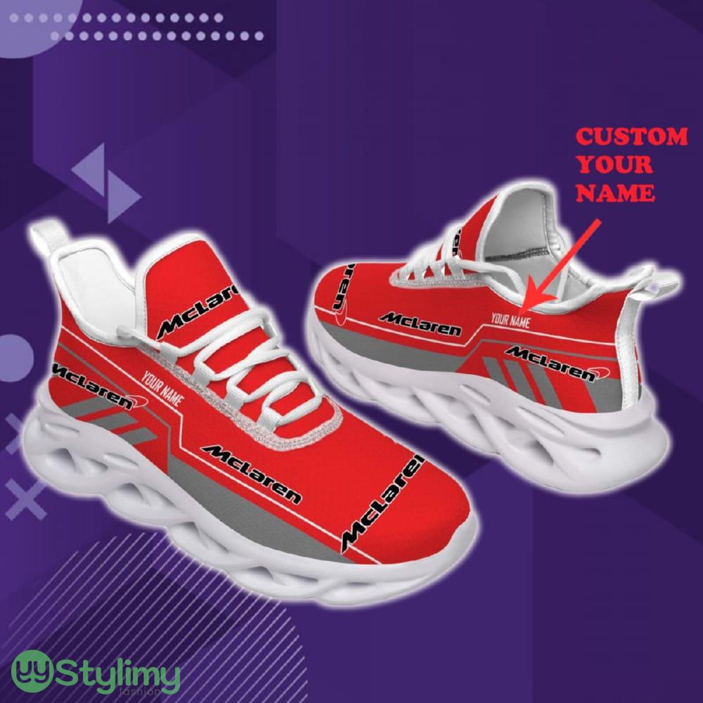Custom Name McLaren Car Lovers Fans Max Soul Sneakers New Gift Running Shoes Men Women Fans 4 Custom Name McLaren Car Lovers Fans Max Soul Sneakers New Gift Running Shoes Men Women Fans - McLaren Chunky Shoes Car Personlized Photo 1