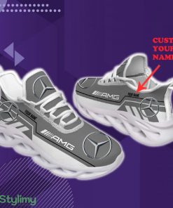 Custom Name Mercedes-AMG Car Lovers Fans Max Soul Sneakers New Gift Running Shoes Men Women Fans - Mercedes-AMG Chunky Shoes Car Personlized Photo 1