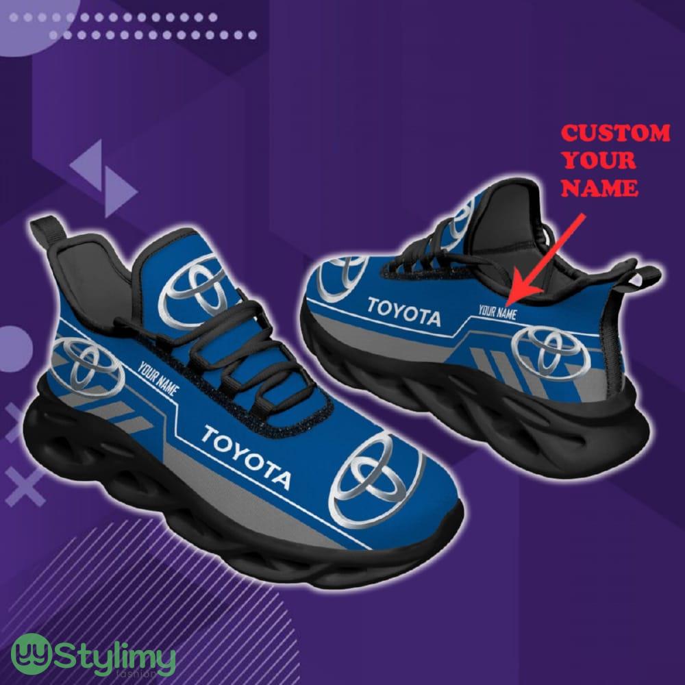 Custom Name Toyota Blue Car Lovers Fans Max Soul Sneakers New Gift Running Shoes Men Women Fans 2 Custom Name Toyota Blue Car Lovers Fans Max Soul Sneakers New Gift Running Shoes Men Women Fans - Toyota Blue Chunky Shoes Car Personlized Photo 2