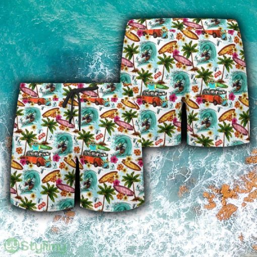 Cute Star Wars Premium Brand AOP Hawaiian Shirt And Short Combo Gift For Fans - Cute SW Hawaiian Shirt_5
