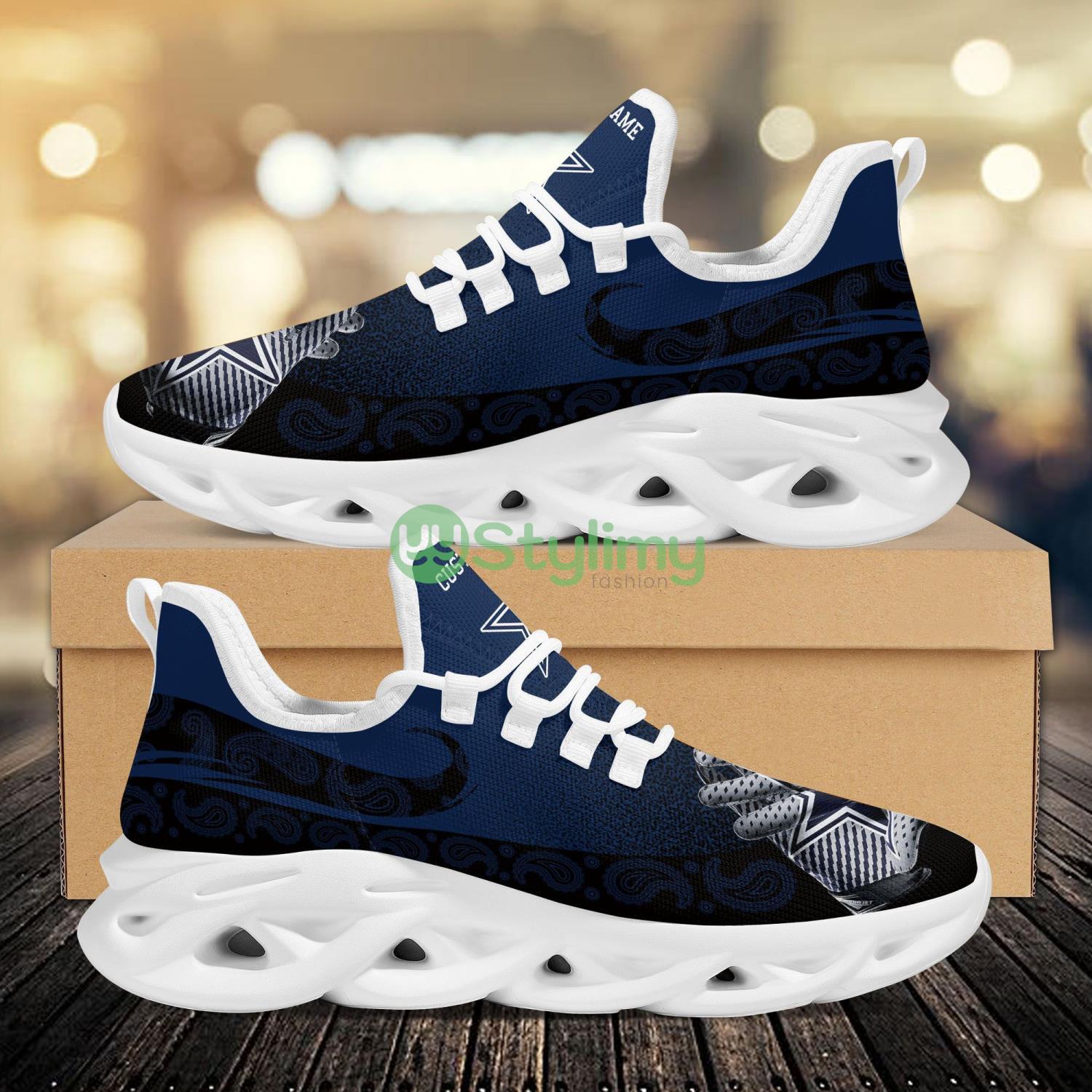 Dallas Cowboys Custom Name Sport Max Soul Sneaker Shoes For Fans For Men Women 2 Dallas Cowboys Custom Name Sport Max Soul Sneaker Shoes For Fans For Men Women Product Photo 2
