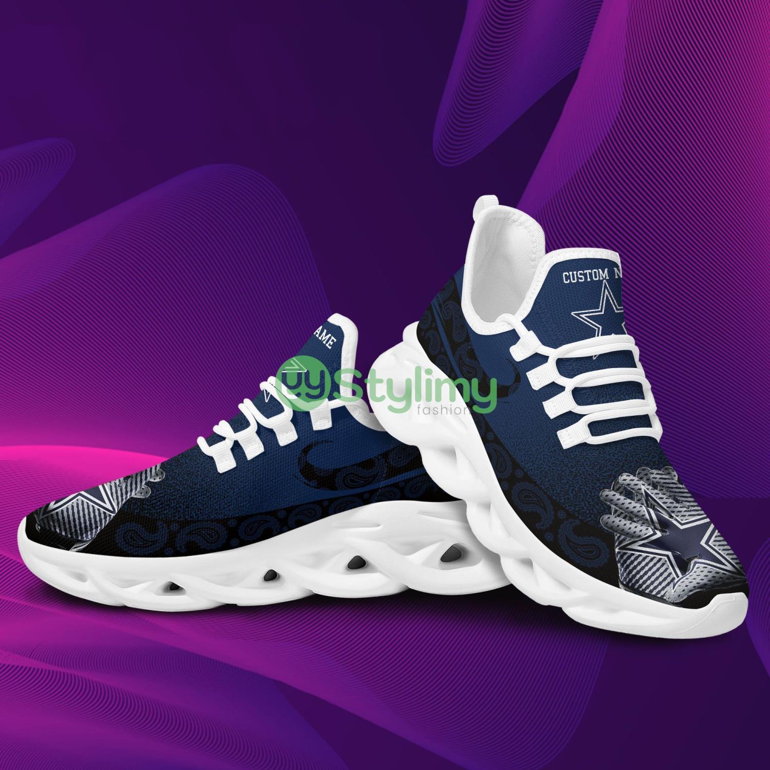 Dallas Cowboys Custom Name Sport Max Soul Sneaker Shoes For Fans For Men Women 3 Dallas Cowboys Custom Name Sport Max Soul Sneaker Shoes For Fans For Men Women Product Photo 3