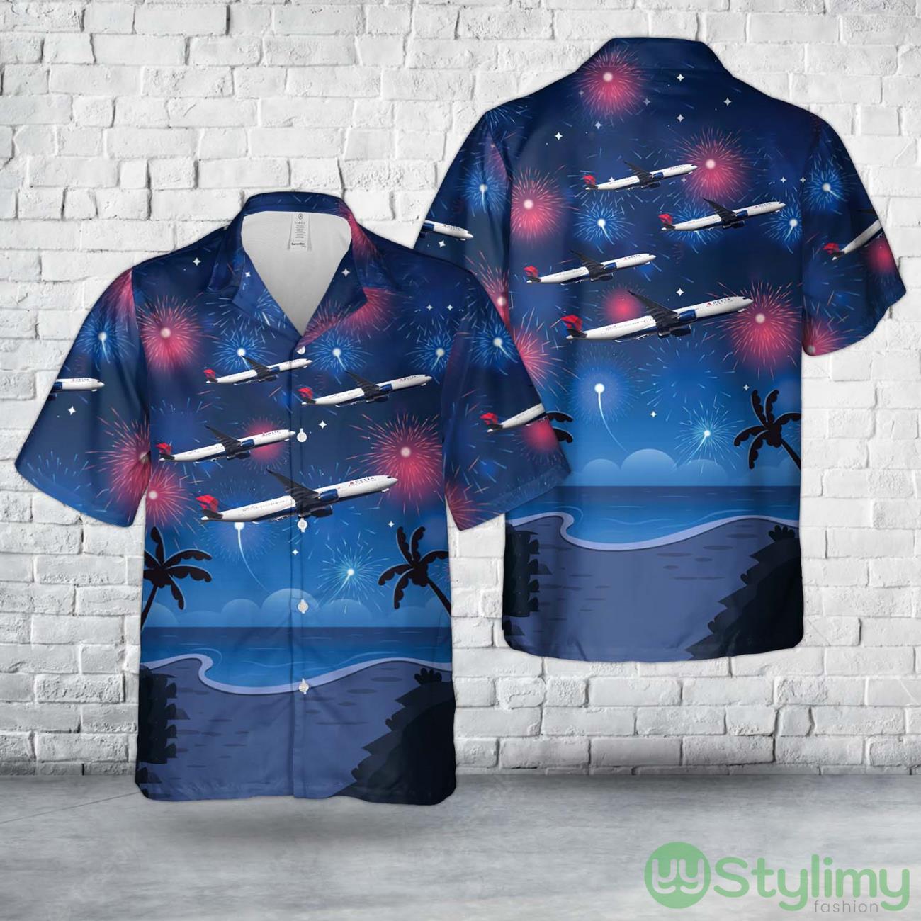 Delta Air Lines Airbus A330-941N, 4th Of July Hawaiian Shirt Hawaii Beach Shirt 2 Delta Air Lines Airbus A330-941N, 4th Of July Hawaiian Shirt Hawaii Beach Shirt Product Photo 1