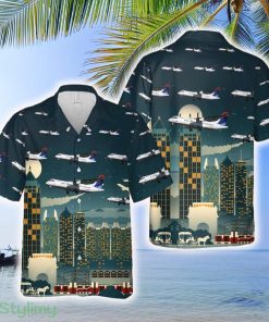 Delta Connection (Atlantic Southeast Airlines) ATR 72-212 Hawaiian Shirt - Delta Connection (Atlantic Southeast Airlines) ATR 72-212 Hawaiian Shirt