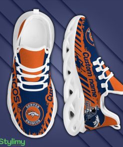 Denver Broncos Americanfootball Team Helmet Custom Name Men And Women Max Soul Sneakers Shoes For Fans - Denver Broncos Americanfootball Team Helmet Men And Max Soul Sneakers Shoes_2