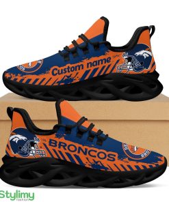 Denver Broncos Americanfootball Team Helmet Custom Name Men And Women Max Soul Sneakers Shoes For Fans - Denver Broncos Americanfootball Team Helmet Men And Max Soul Sneakers Shoes_5