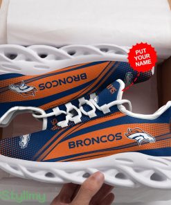 Denver Broncos Custom Personalized Name Max Soul Sneakers New Trends Sport Shoes Running Men Women Sports Shoes Product Photo 1