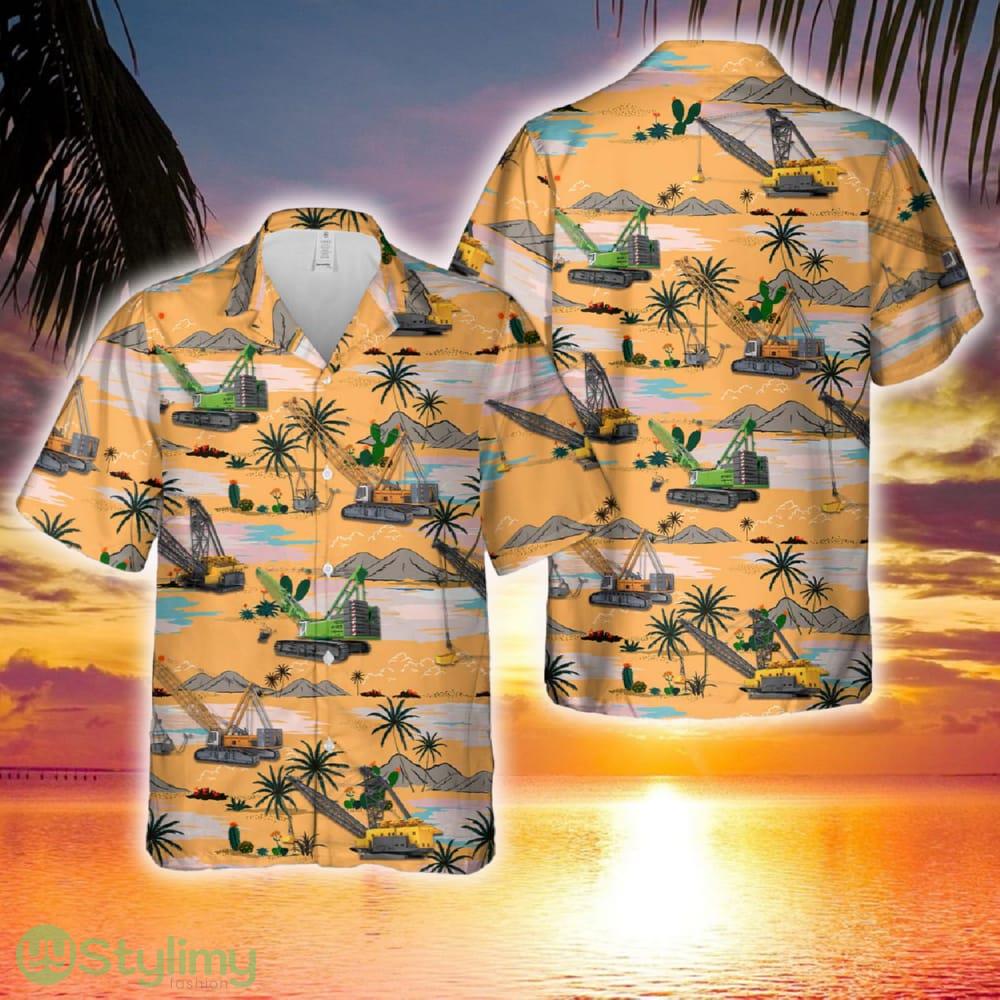 Dragline Excavator heavy equipment Hawaiian Shirt 2 Dragline Excavator heavy equipment Hawaiian Shirt - Dragline Excavator heavy equipment Hawaiian Shirt