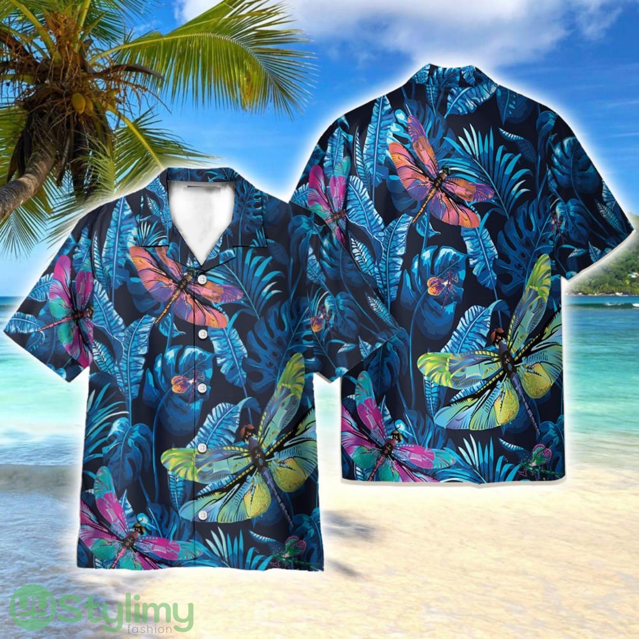 Dragonfly Tropical AOP Hawaiian Shirt Beach Lover Gift Men And Women Shirt 2 Dragonfly Tropical AOP Hawaiian Shirt Beach Lover Gift Men And Women Shirt Product Photo 1
