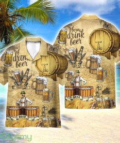 Drink Beer AOP Hawaiian Shirt Beach Lover Gift Men And Women Shirt Product Photo 1