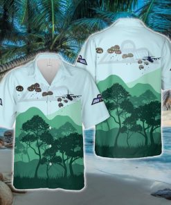 Dutch Royal Netherlands Army Paratroopers 11 Airmobile Brigade (11e Luchtmobiele Brigade) Falcon Leap Exercise Jump Market Garden commemoration, Eindhoven AB, Netherlands Hawaiian Shirt - 220124-145547