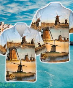 Dutch windmill Hawaiian Shirt - Dutch windmill Hawaiian Shirt