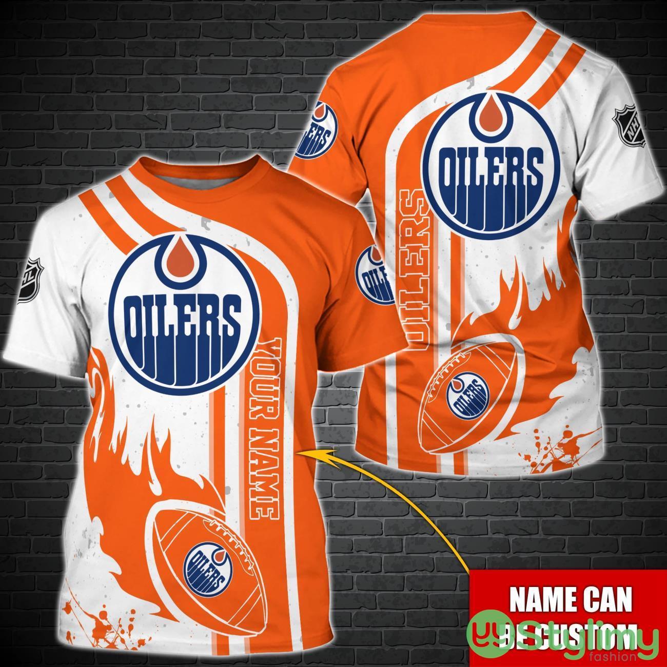 Edmonton Oilers NHL Custom Name Special T-Shirt For Fans 2 Edmonton Oilers NHL Custom Name Special T-Shirt For Fans Product Photo 1