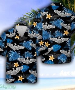Enlisted Aircrew Wings (Senior USAF) Hawaiian Shirt - Enlisted Aircrew Wings (Senior USAF) Hawaiian Shirt