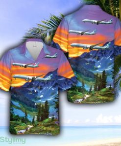 Etihad Airways Boeing 787-10 Dreamliner Hawaiian Shirt - Etihad Airways Boeing 787-10 Dreamliner Hawaiian Shirt