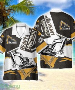 Excavator Heavy Equipment AOP Hawaiian Shirt Beach Lover Gift Men And Women Shirt Product Photo 1