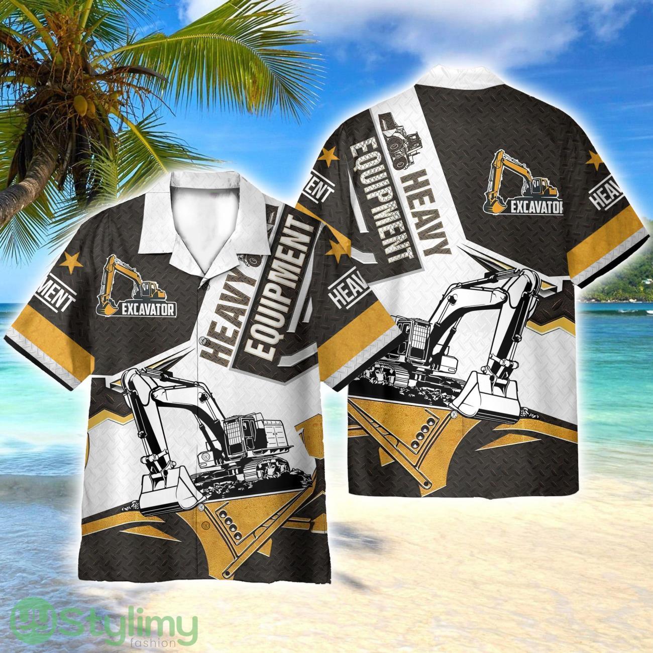 Excavator Heavy Equipment AOP Hawaiian Shirt Beach Lover Gift Men And Women Shirt 2 Excavator Heavy Equipment AOP Hawaiian Shirt Beach Lover Gift Men And Women Shirt Product Photo 1