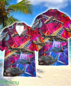 Explore Itineraries With Aircraft Watercolor 3D Hawaiian Shirt All Over Printed Product Photo 1