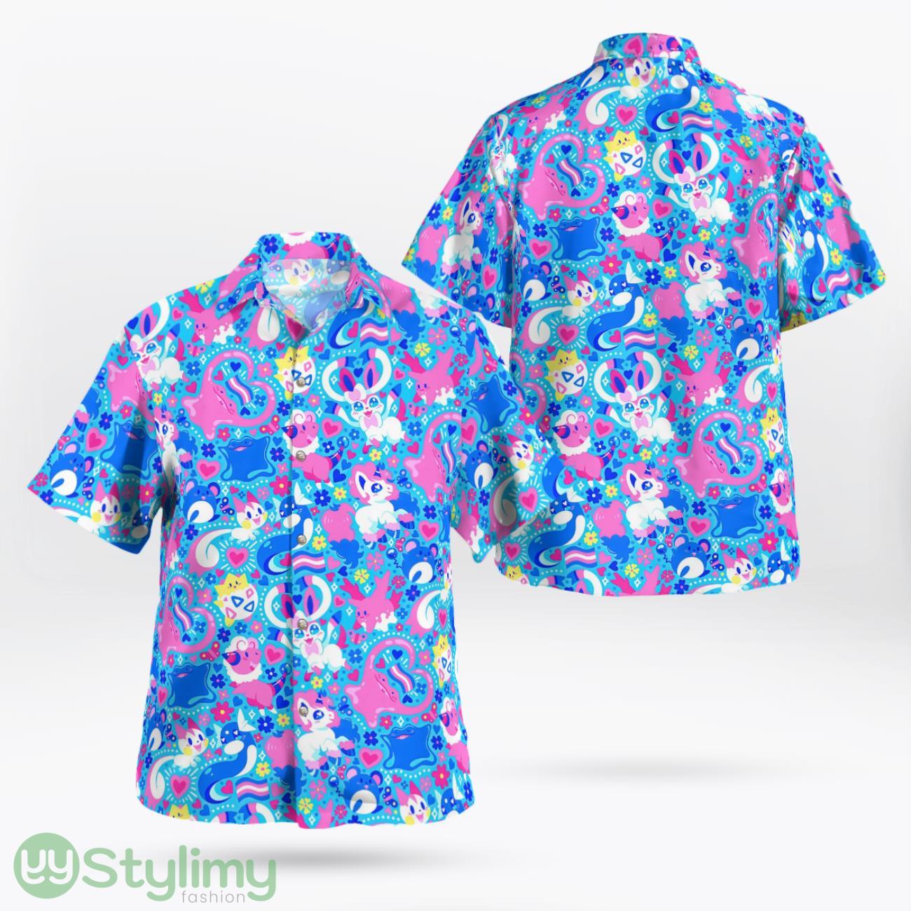 Fairy System Pokemon Hawaiian Shirt 3D All Over Printed Hawaii Shirt Summer Gift 2 Fairy System Pokemon Hawaiian Shirt 3D All Over Printed Hawaii Shirt Summer Gift Product Photo 1