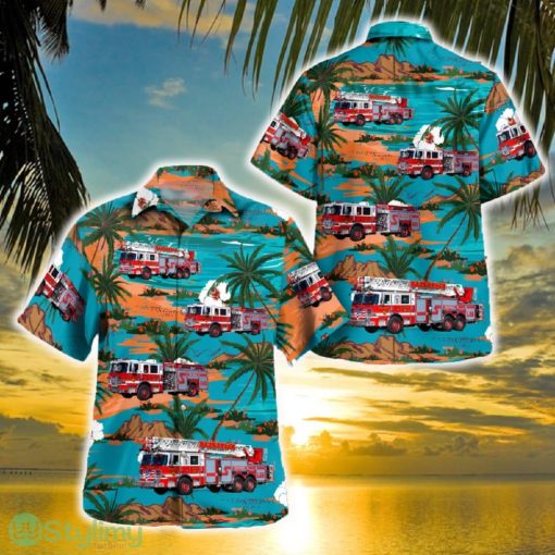Falmouth, Massachusetts, Falmouth Fire Department Hawaiian Shirt - Falmouth, Massachusetts, Falmouth Fire Department Hawaiian Shirt