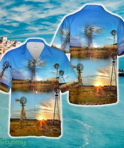 Farm Windmill Hawaiian Shirt - Farm Windmill Hawaiian Shirt