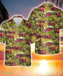 Farmall M with Sheppard Diesel Conversion Tractor Hawaiian Shirt - Farmall M with Sheppard Diesel Conversion Tractor Hawaiian Shirt