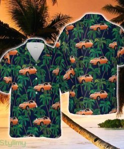 Fiat 500 Nuova (orange) Hawaiian Shirt - Fiat 500 Nuova (orange) Hawaiian Shirt