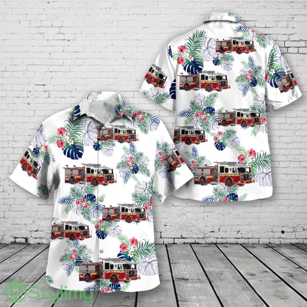 Fire Department City of New York 2009 Seagrave Engine 332 - Brooklyn 3D Hawaiian Shirt short sleeve Men And Women Shirt 2 Fire Department City of New York 2009 Seagrave Engine 332 - Brooklyn 3D Hawaiian Shirt short sleeve Men And Women Shirt Product Photo 1