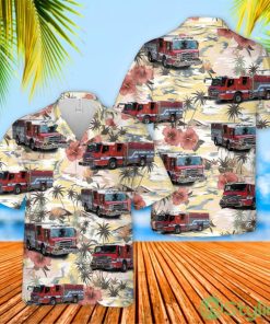 Fire Rescue Miami Beach Florida Fire Department US United State Firefighter Emergency Service Hawaiian Shirt Hawaii Beach Shirt Product Photo 1