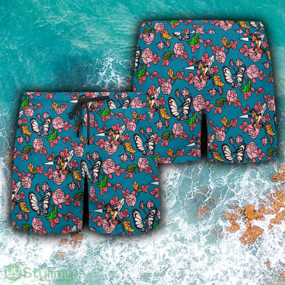 Floral Seamless Pokemon Bold Brand All Over Print Hawaiian Shirt And Short Combo For Men And Women 2 Floral Seamless Pokemon Bold Brand All Over Print Hawaiian Shirt And Short Combo For Men And Women - Floral Seamless Pokemon Hawaiian Shirt_5