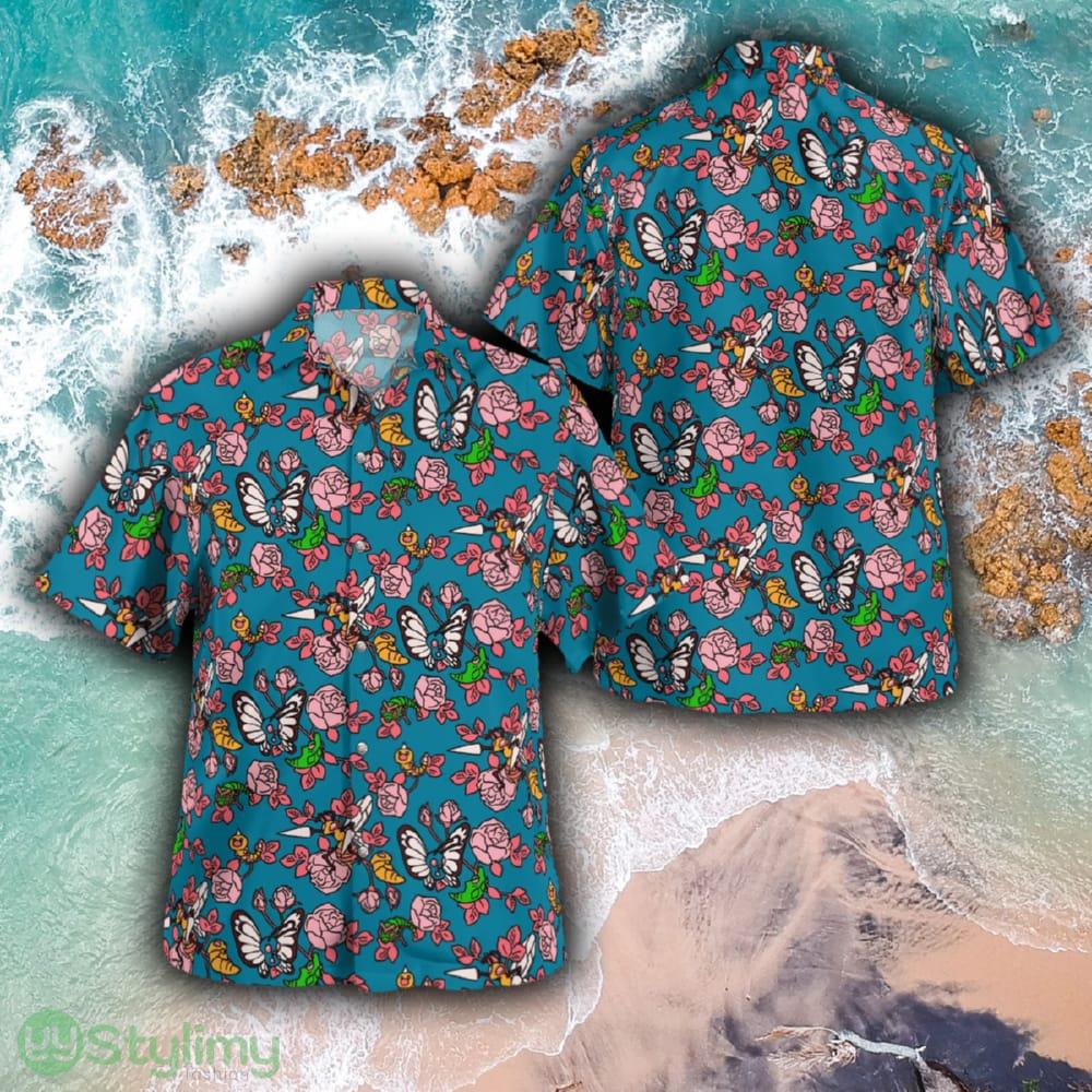 Floral Seamless Pokemon Bold Brand All Over Print Hawaiian Shirt And Short Combo For Men And Women 3 Floral Seamless Pokemon Bold Brand All Over Print Hawaiian Shirt And Short Combo For Men And Women - Floral Seamless Pokemon Hawaiian Shirt_1