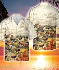 Florida Cracker cow Hawaiian Shirt - Florida Cracker cow Hawaiian Shirt