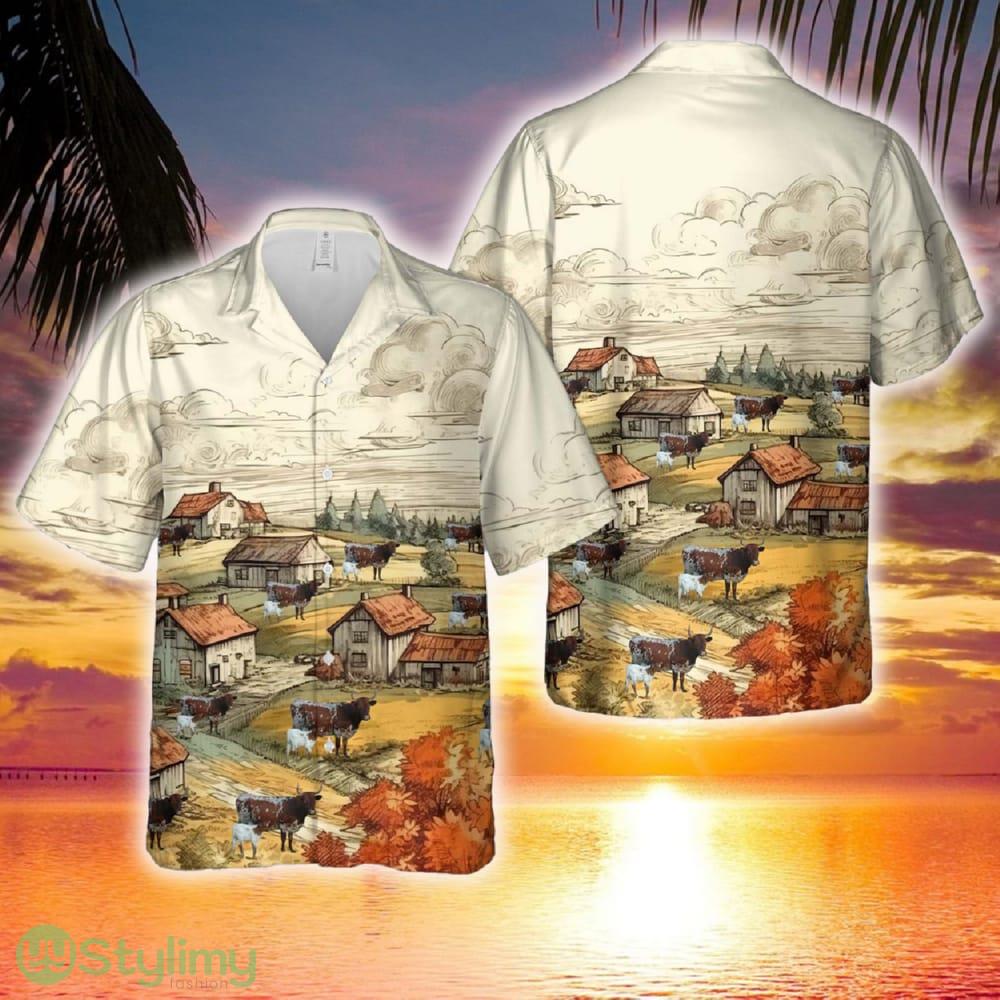 Florida Cracker cow Hawaiian Shirt 2 Florida Cracker cow Hawaiian Shirt - Florida Cracker cow Hawaiian Shirt