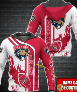 Florida Panthers NHL Custom Name 3D Hoodie All Over Printed Product Photo 1