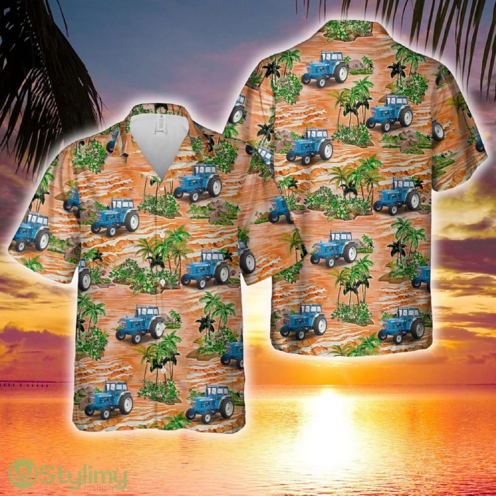Ford 5000 Tractor Hawaiian Shirt 2 Ford 5000 Tractor Hawaiian Shirt - Ford 5000 Tractor Hawaiian Shirt