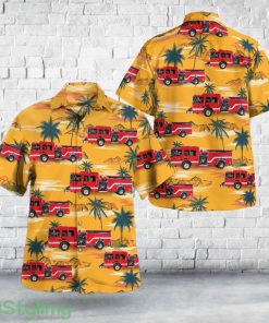 Fort Ann, New York, Fort Ann Volunteer Fire Co 3D Hawaiian Shirt Vintage Pattern Product Photo 1