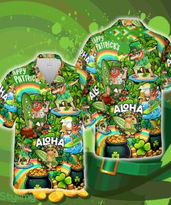 Funny Leprechaun Happy St Patricks Day Hawaiian Shirt Summer Gift Ideas Beach Men Women - Funny Leprechaun Happy St Patricks Day Hawaiian Shirt Summer Gift Ideas Beach Men Women