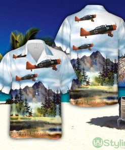 German Air ForceLuftwaffe North American Aviation NA-64 In WWII Hawaiian Shirt New Style Hawaii Shirt Product Photo 1