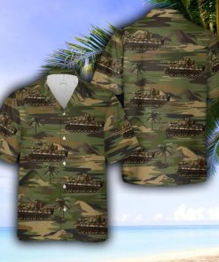 German Army Bundeswehr Panzerkampfwagen VI Tiger Ausf.E (Sd.Kfz.181) Tiger I from the 2nd SS Panzergrenadier Division, Eastern front, spring 1943 Hawaiian Shirt - 230124-185654