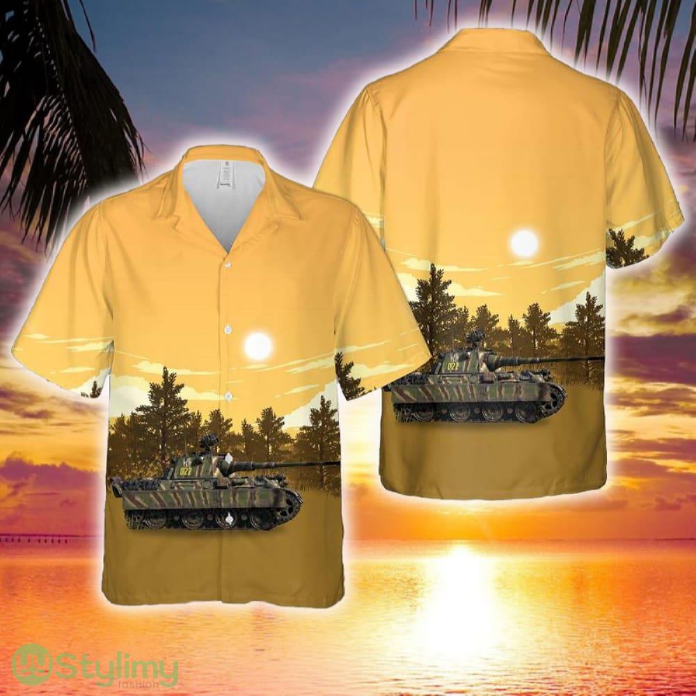 German Army Pz.Kpfw. Panther II Hawaiian Shirt 2 German Army Pz.Kpfw. Panther II Hawaiian Shirt - German Army Pz.Kpfw. Panther II Hawaiian Shirt