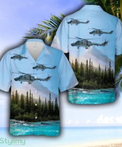 German Navy Westland WG-13 Super Lynx Mk88a Hawaiian Shirt - German Navy Westland WG-13 Super Lynx Mk88a Hawaiian Shirt