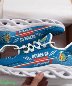 Getafe CF Logo Custom Name Pattern 3D Max Soul Sneaker Shoes - Getafe CF Logo Custom Name Pattern 3D Max Soul Sneaker Shoes_1