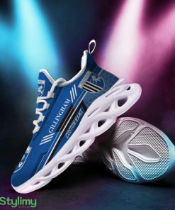 Gillingham FC Logo Pattern Custom Name 3D Max Soul Sneaker Shoes In Blue - Gillingham FC Logo Pattern Custom Name 3D Max Soul Sneaker Shoes In Blue_1