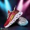 Girona Logo Pattern Custom Name 3D Max Soul Sneaker Shoes In Red - Girona Logo Pattern Custom Name 3D Max Soul Sneaker Shoes In Red_2